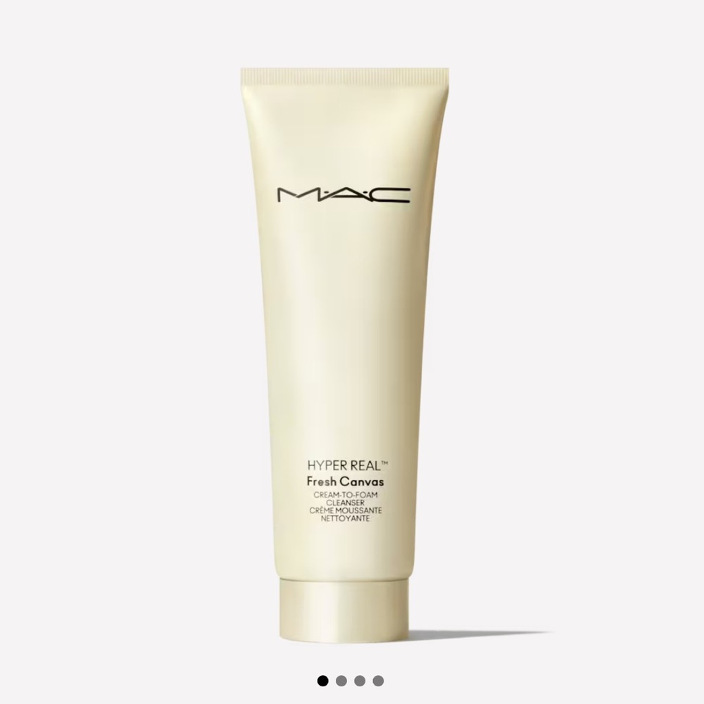 NEW FULL SIZE MAC HYPER REAL FRESH CANVAS CREAM TO FOAM CLEANSER 125ml